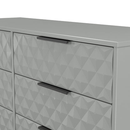 Harlequin Large Chest of Drawers Grey 6 Drawers 115cm