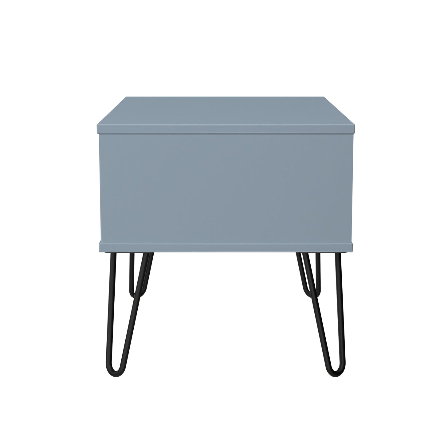 Harlequin Side Table Light Blue 1 Drawer 58cm