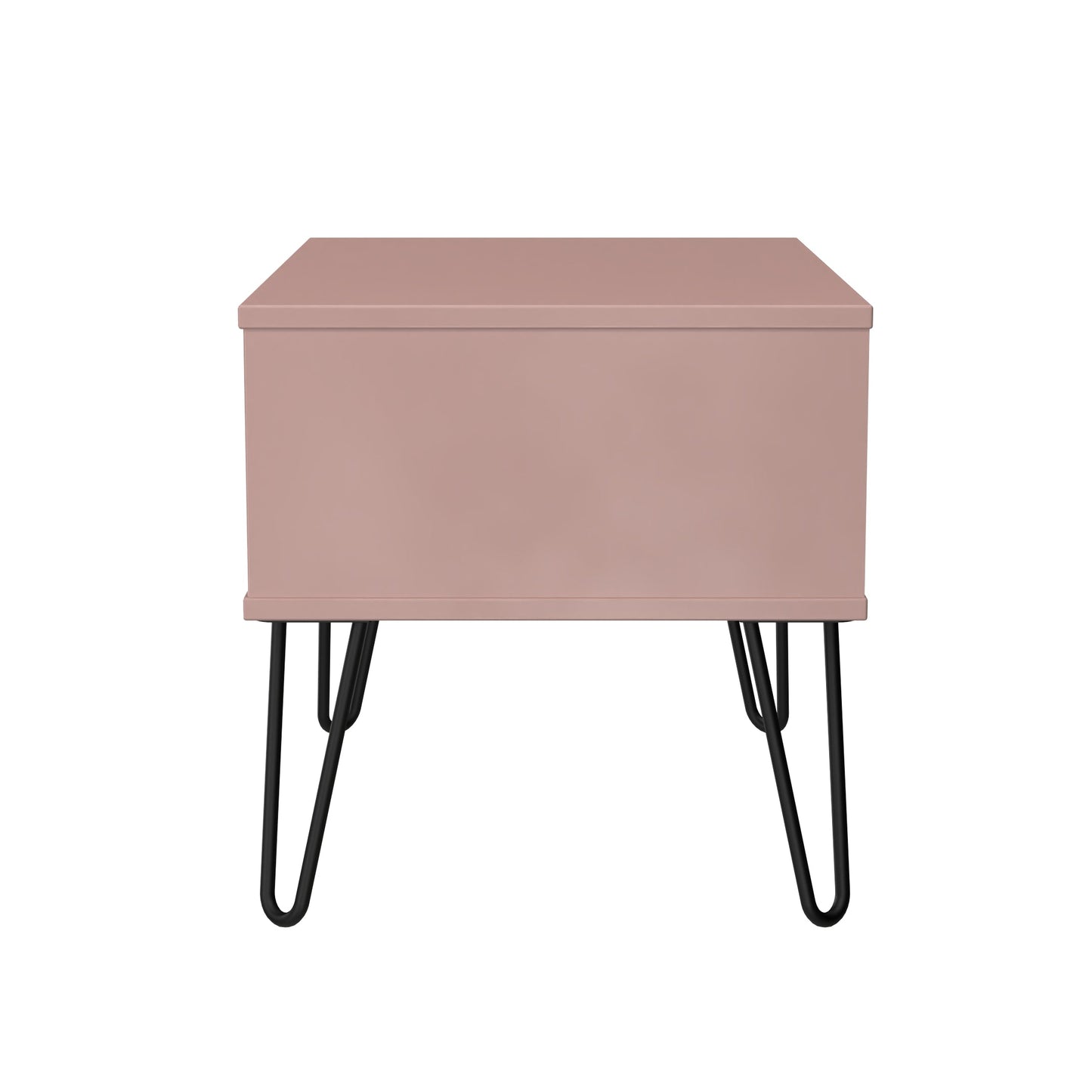 Harlequin Side Table Pink 1 Drawer 58cm