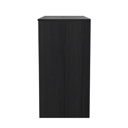 Harlequin Desk Black 4 Drawers 97cm
