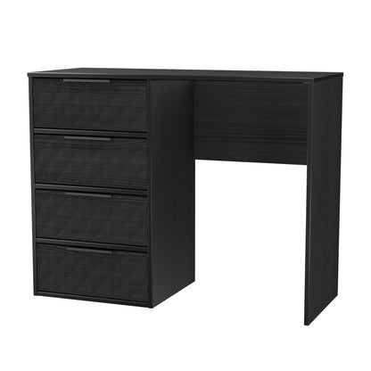 Harlequin Desk Black 4 Drawers 97cm