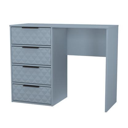 Harlequin Desk Light Blue 4 Drawers 97cm