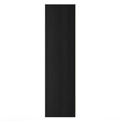 Harlequin Tall Wardrobe Black 1 Shelf 197cm