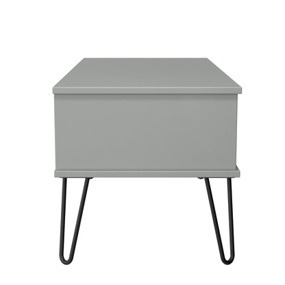 Harlequin Coffee Table Grey 1 Shelf 1 Drawer 92cm