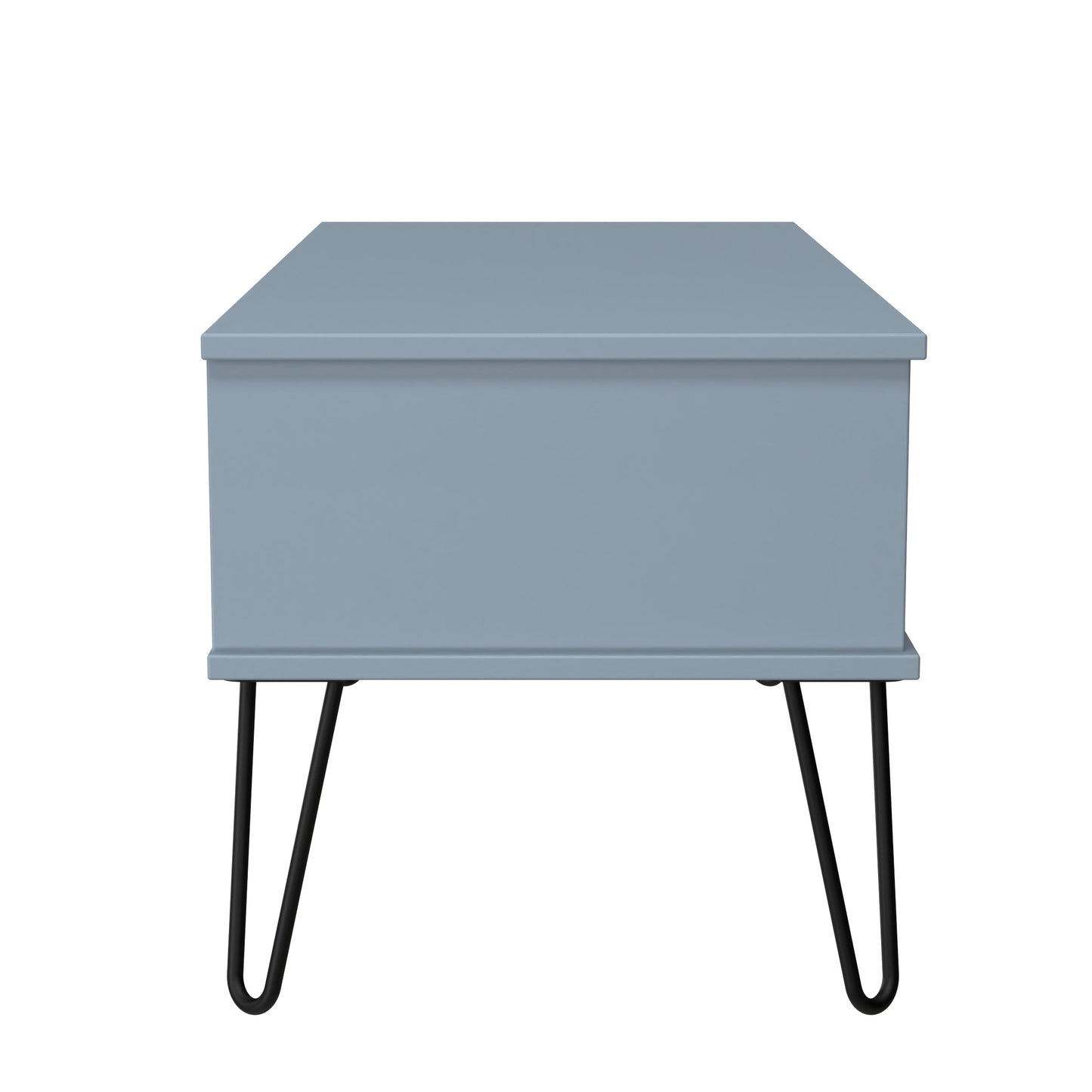 Harlequin Coffee Table Light Blue 1 Shelf 1 Drawer 92cm