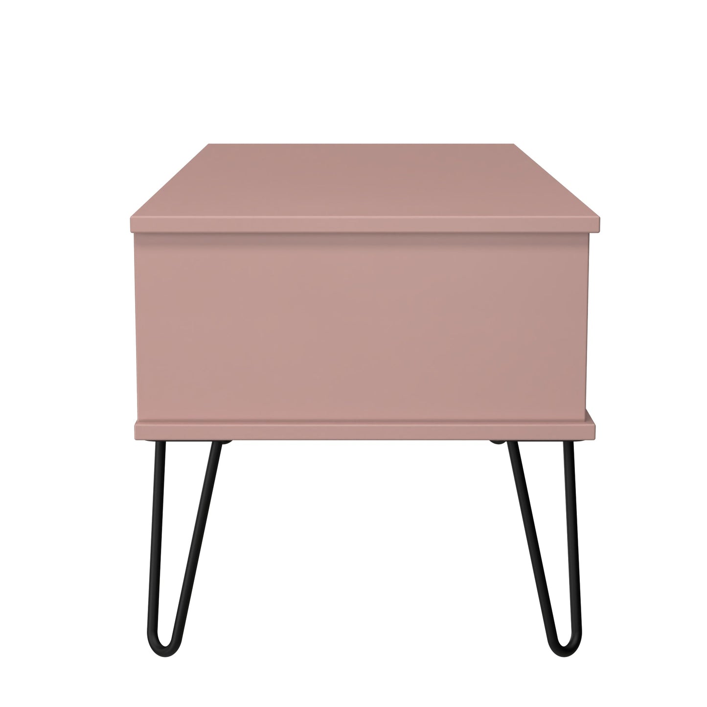 Harlequin Coffee Table Pink 1 Shelf 1 Drawer 92cm