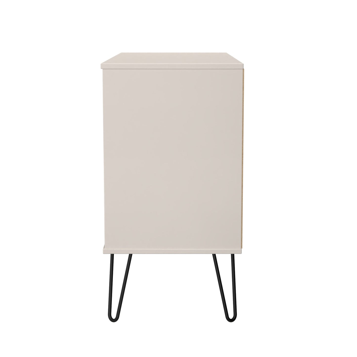 Harlequin TV Unit Off-White 2 Shelves 3 Drawers 97cm