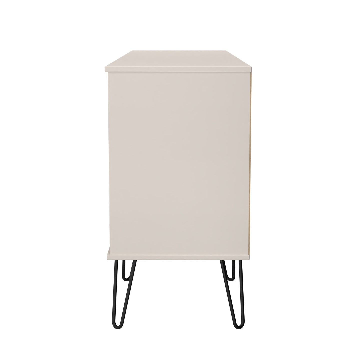 Harlequin Large Sideboard Off-White 2 Shelves 6 Drawers 152cm