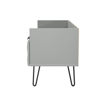 Harlequin TV Unit Grey 2 Drawers 128cm