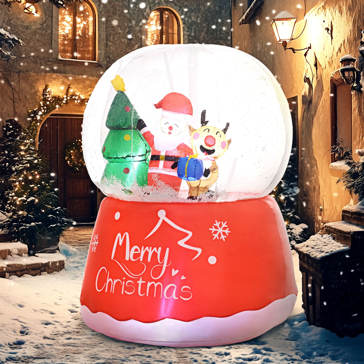 Snowglobe Inflatable Christmas Decoration - 170cm