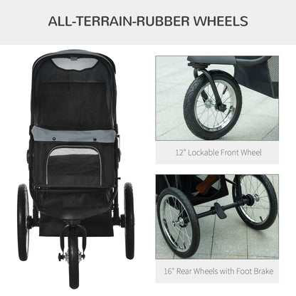 PawHut Pet Stroller Jogger for Medium