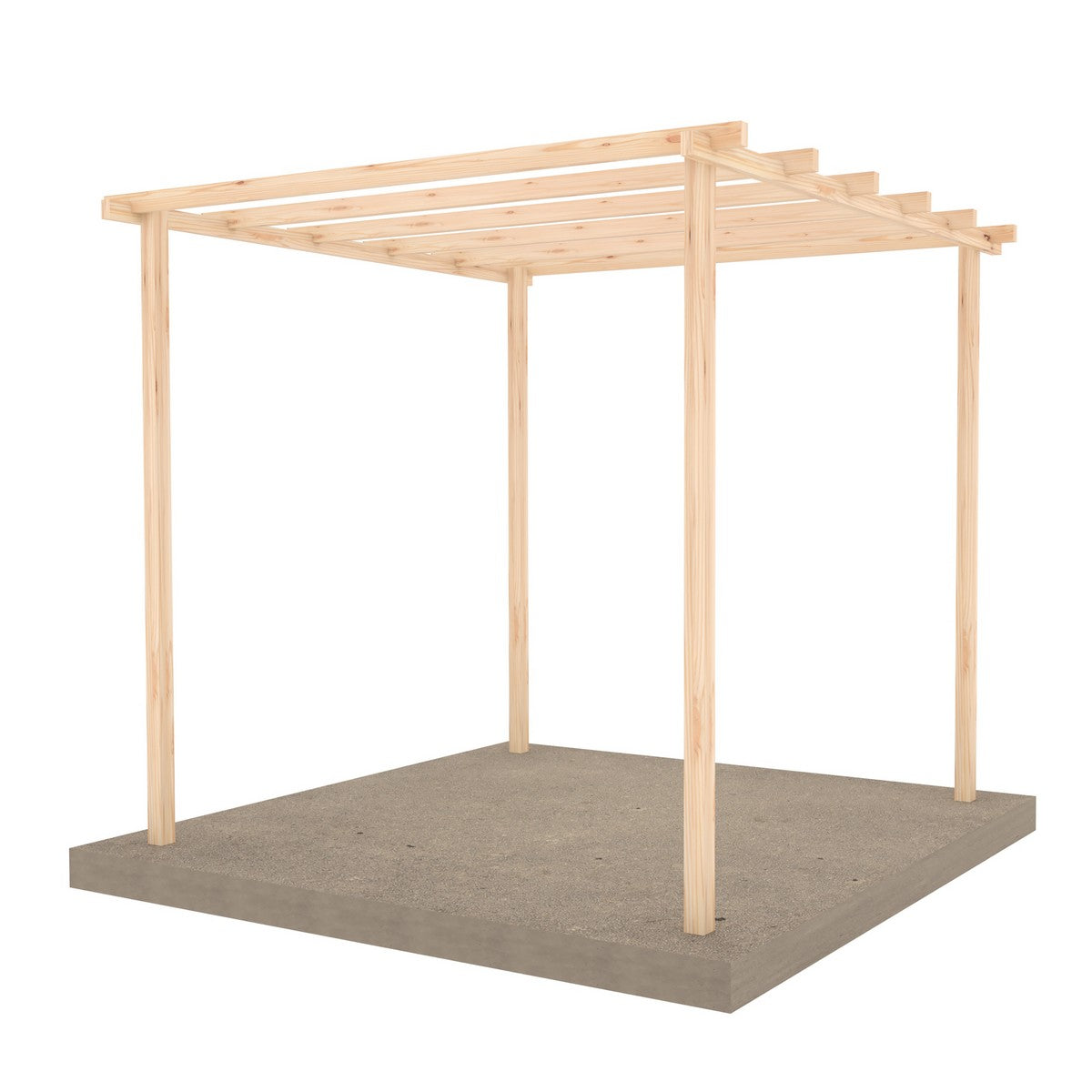 Ivy Garden Pergola by Shire Slatted