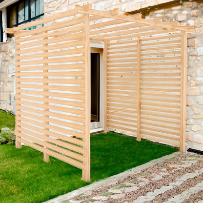 Ivy Garden Pergola & Sides by Shire Slatted