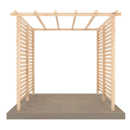 Ivy Garden Pergola & Sides by Shire Slatted