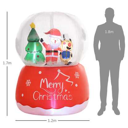 Snowglobe Inflatable Christmas Decoration - 170cm
