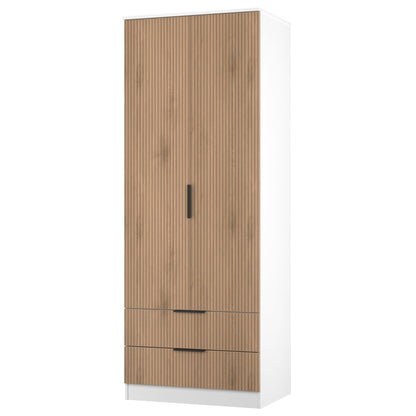 Java Tall Wardrobe Not Applicable 2 Doors 2 Drawers 196cm