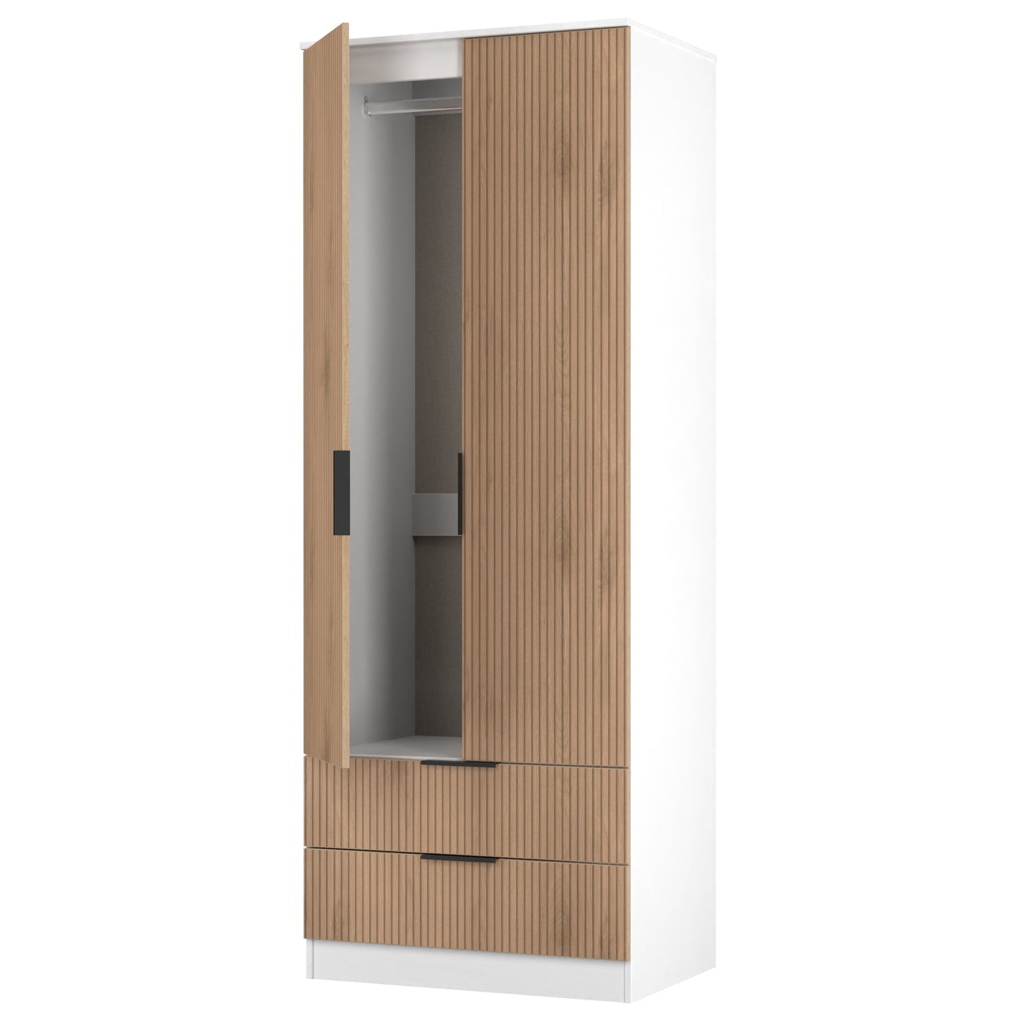 Java Tall Wardrobe Not Applicable 2 Doors 2 Drawers 196cm