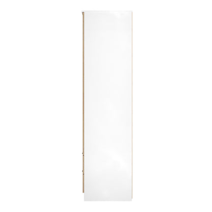 Java Tall Mirror Wardrobe Not Applicable 2 Doors 2 Drawers 196cm