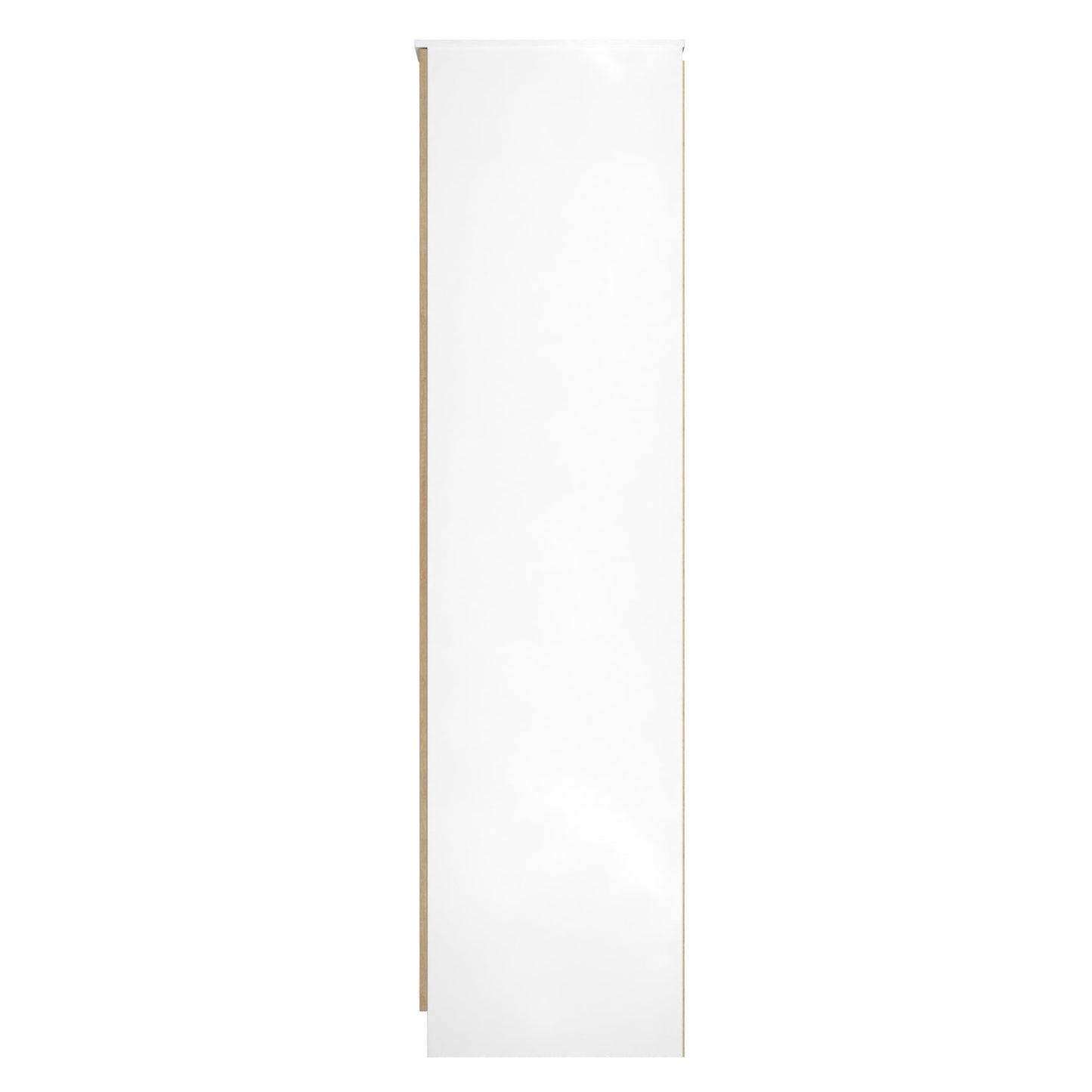 Java Tall Mirror Wardrobe Not Applicable 2 Doors 1 Shelf 196cm