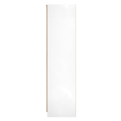 Java Tall Mirror Wardrobe Not Applicable 2 Doors 1 Shelf 196cm
