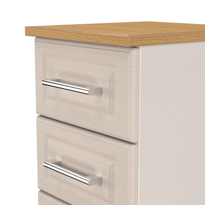 Kent Tall Tallboy Off-White 5 Drawers 108cm