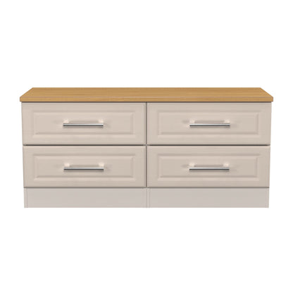 Kent Large Chest of Drawers Off-White 4 Drawers 110cm