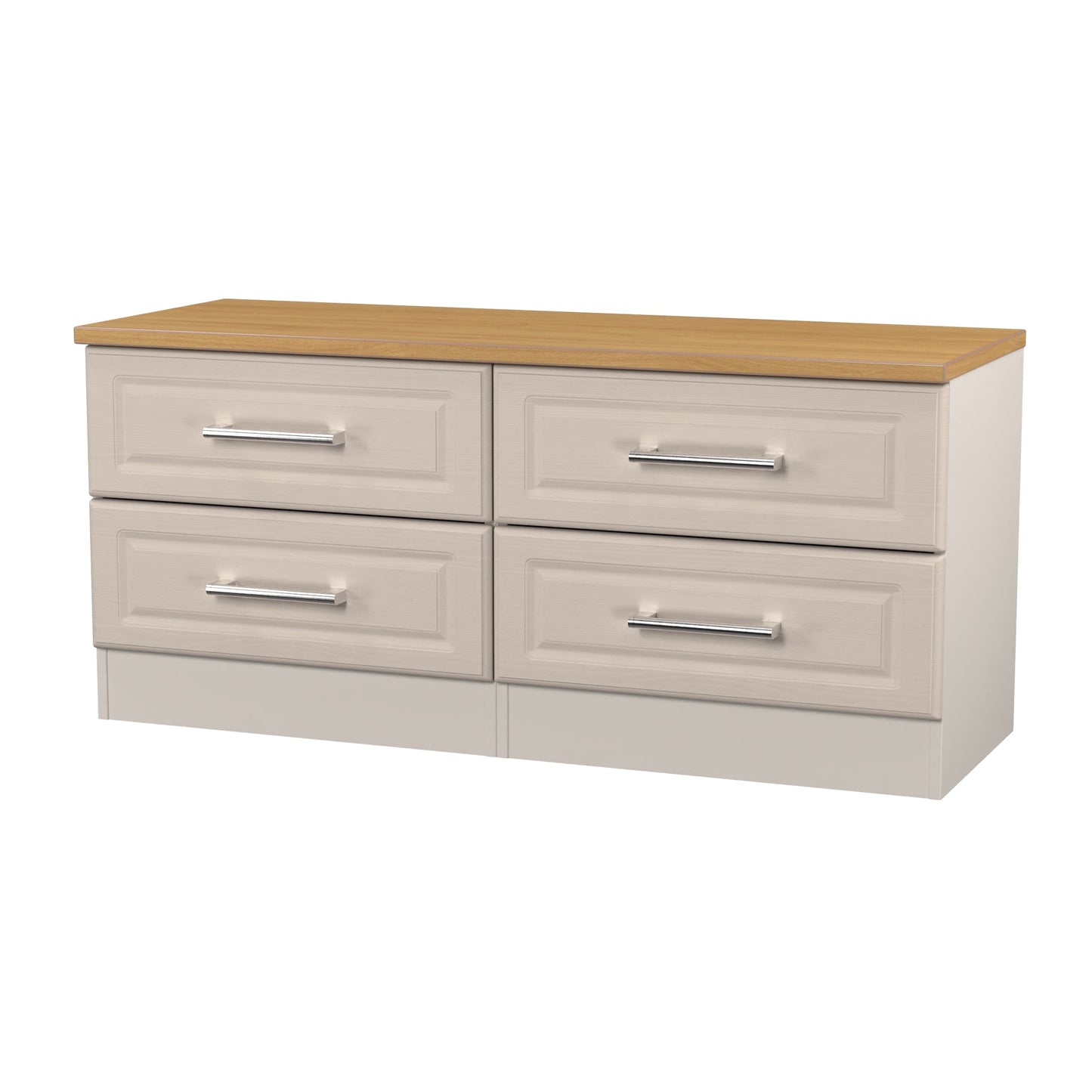 Kent Large Chest of Drawers Off-White 4 Drawers 110cm