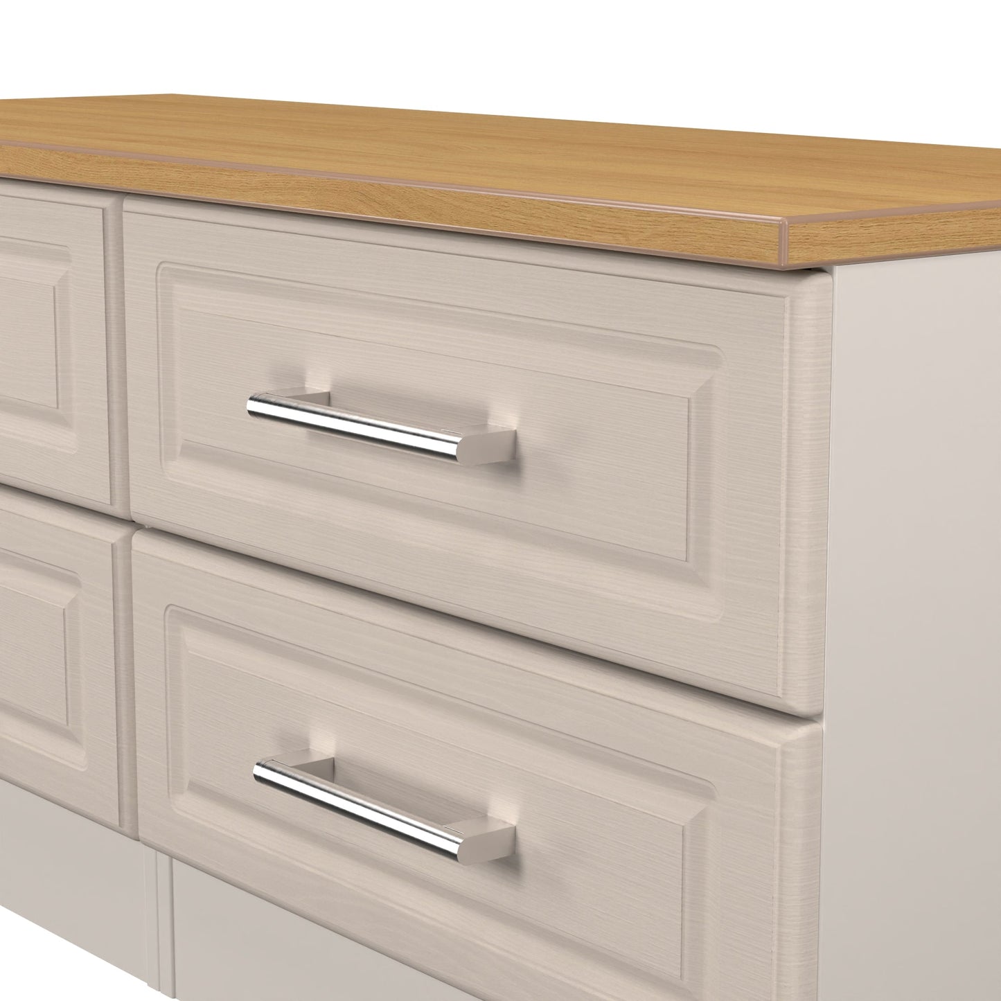 Kent Large Chest of Drawers Off-White 4 Drawers 110cm