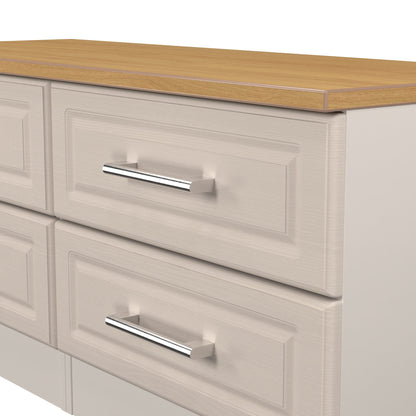 Kent Large Chest of Drawers Off-White 4 Drawers 110cm