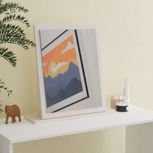 Kent Mirror  White 50cm