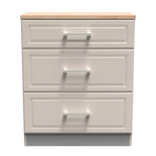 Kent Chest of Drawers Off-White 3 Drawers 39cm