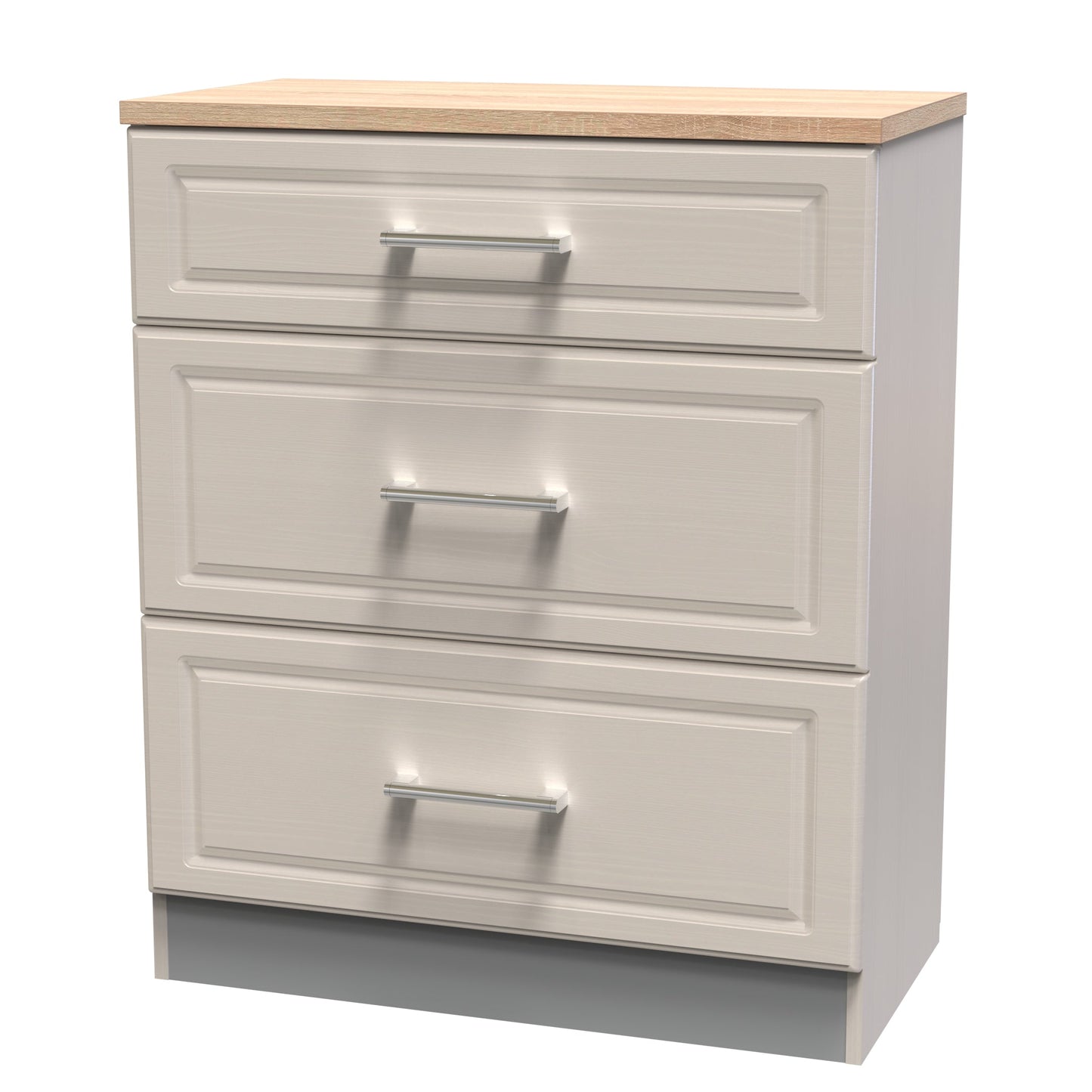 Kent Chest of Drawers Off-White 3 Drawers 39cm