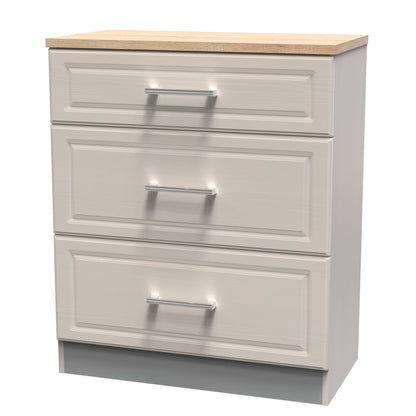 Kent Chest of Drawers Off-White 3 Drawers 39cm