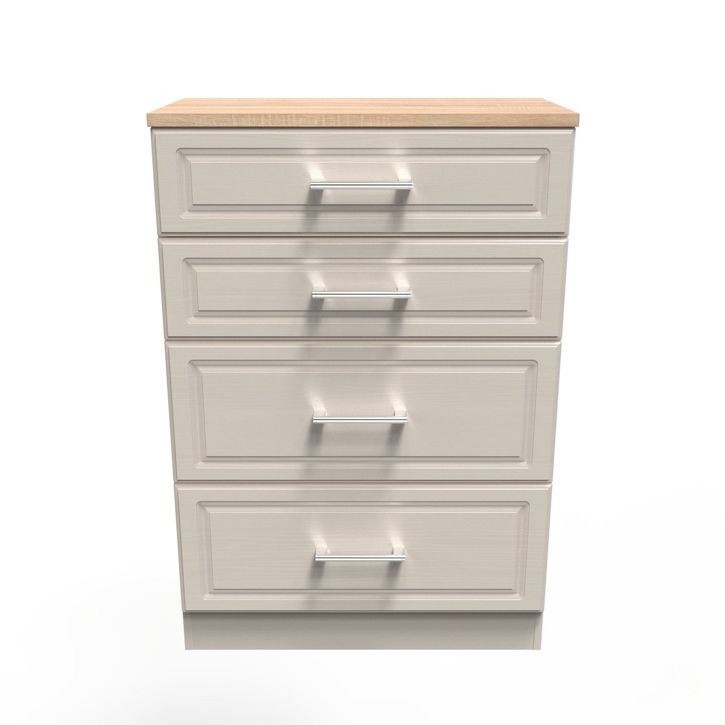 Kent Tall Chest of Drawers Off-White 4 Drawers 108cm