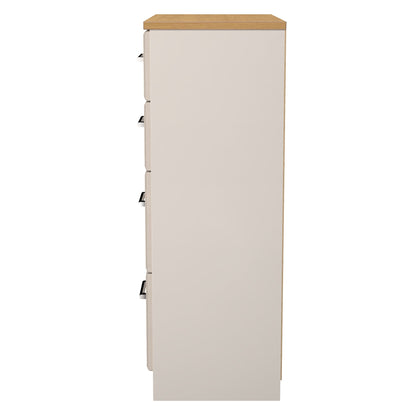Kent Tall Chest of Drawers Off-White 4 Drawers 108cm