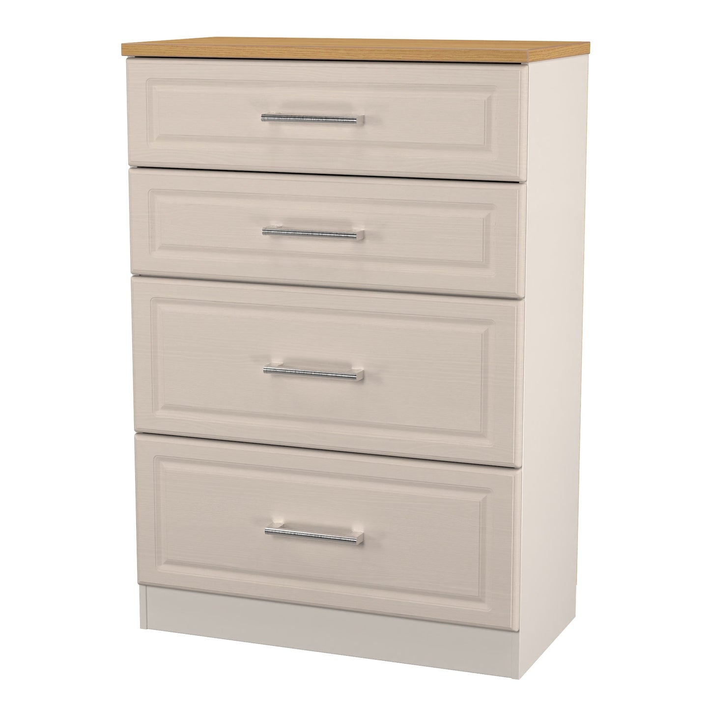 Kent Tall Chest of Drawers Off-White 4 Drawers 108cm
