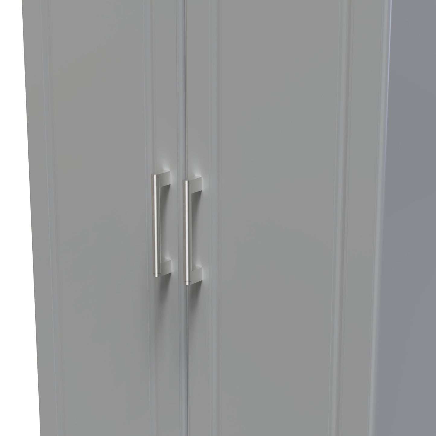 Kent Tall Wardrobe Grey & Oak 2 Doors 1 Shelf 182cm