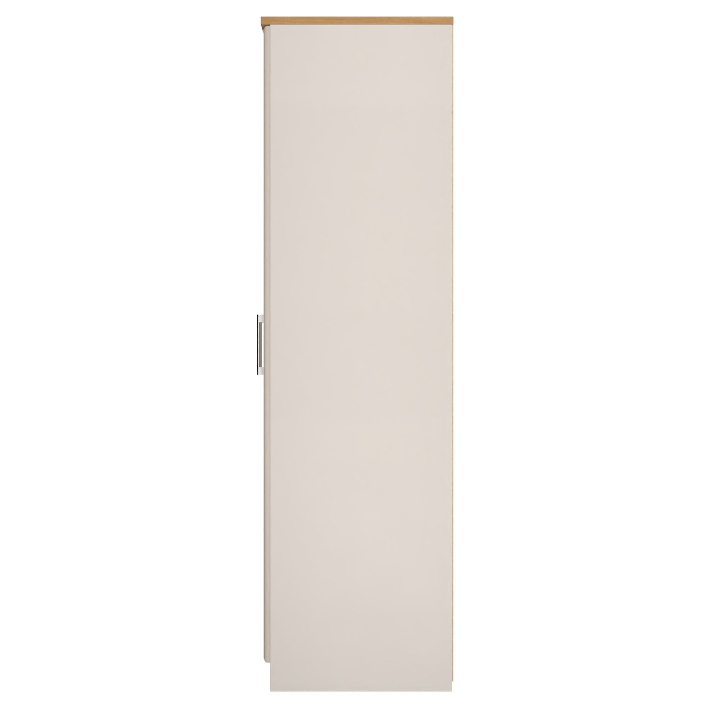 Kent Tall Wardrobe Off-White 2 Doors 1 Shelf 182cm