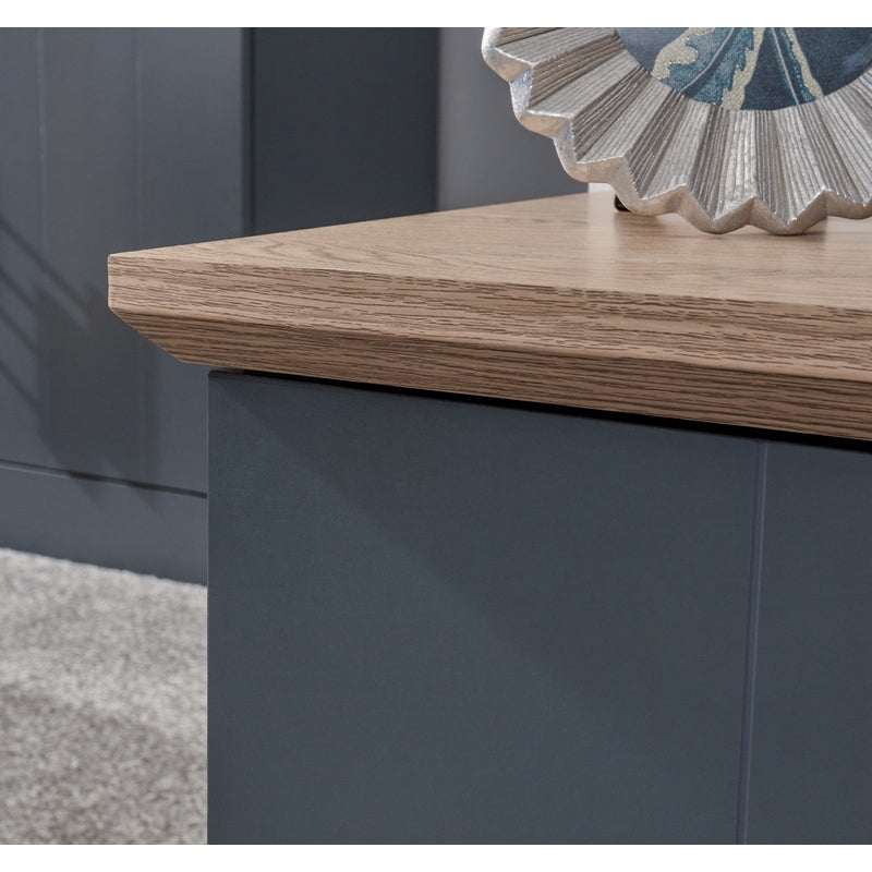 GFW Kendal TV Unit Blue 1 Shelf 1 Door