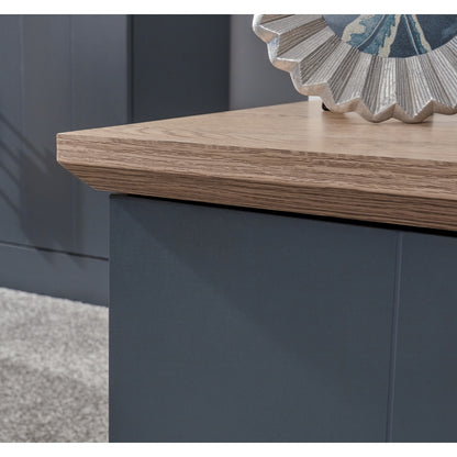 GFW Kendal TV Unit Blue 1 Shelf 1 Door