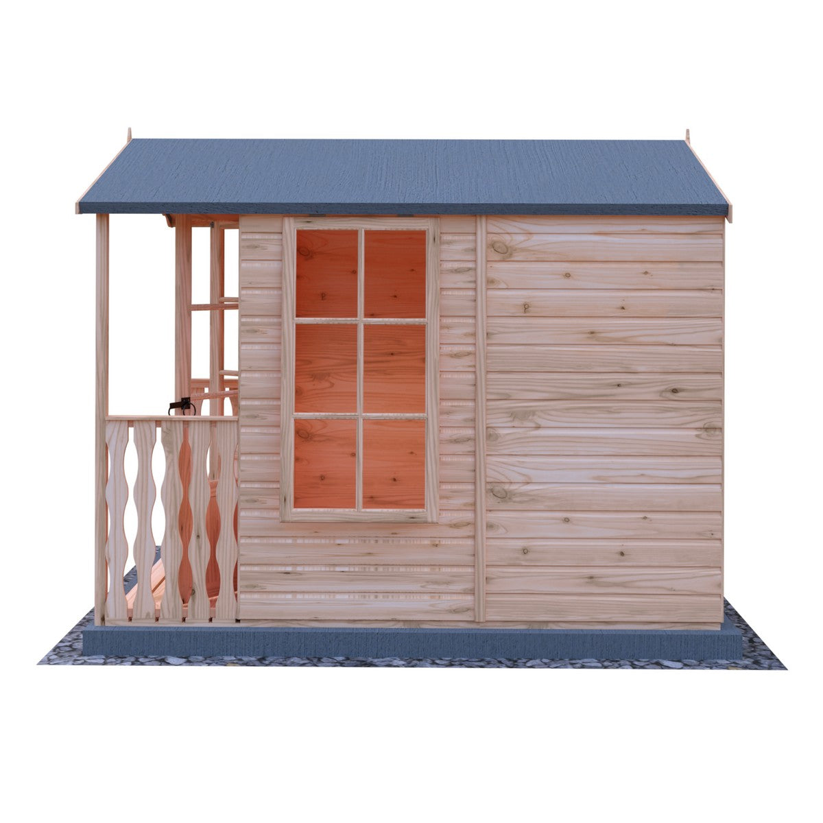 Shire Kensington 8' 5" x 6' 8" Apex Summerhouse - Premium Dip Treated Shiplap