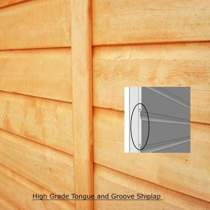 Shire Keswick 6' 10" x 7' 10" Hexagonal Hip Summerhouse - Premium Dip Treated Shiplap