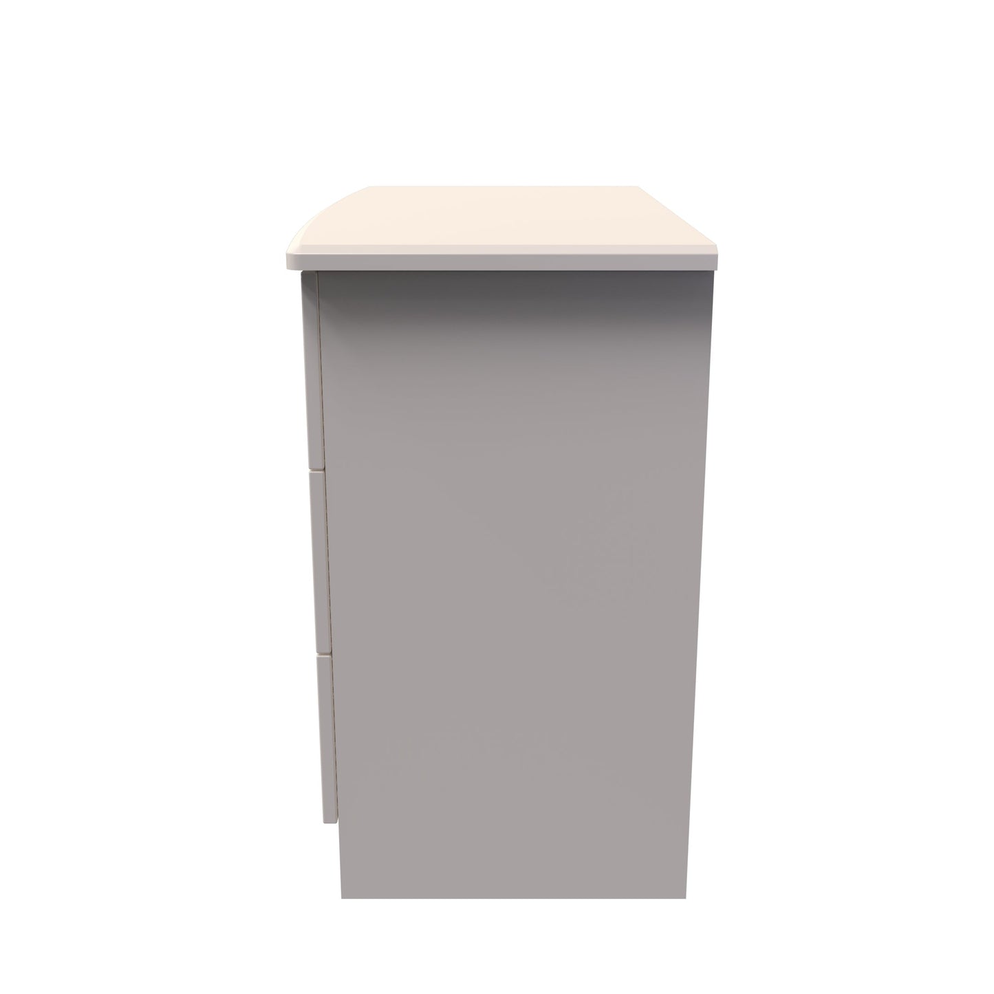 Knightsbridge Chest of Drawers Off-White 3 Drawers 77cm