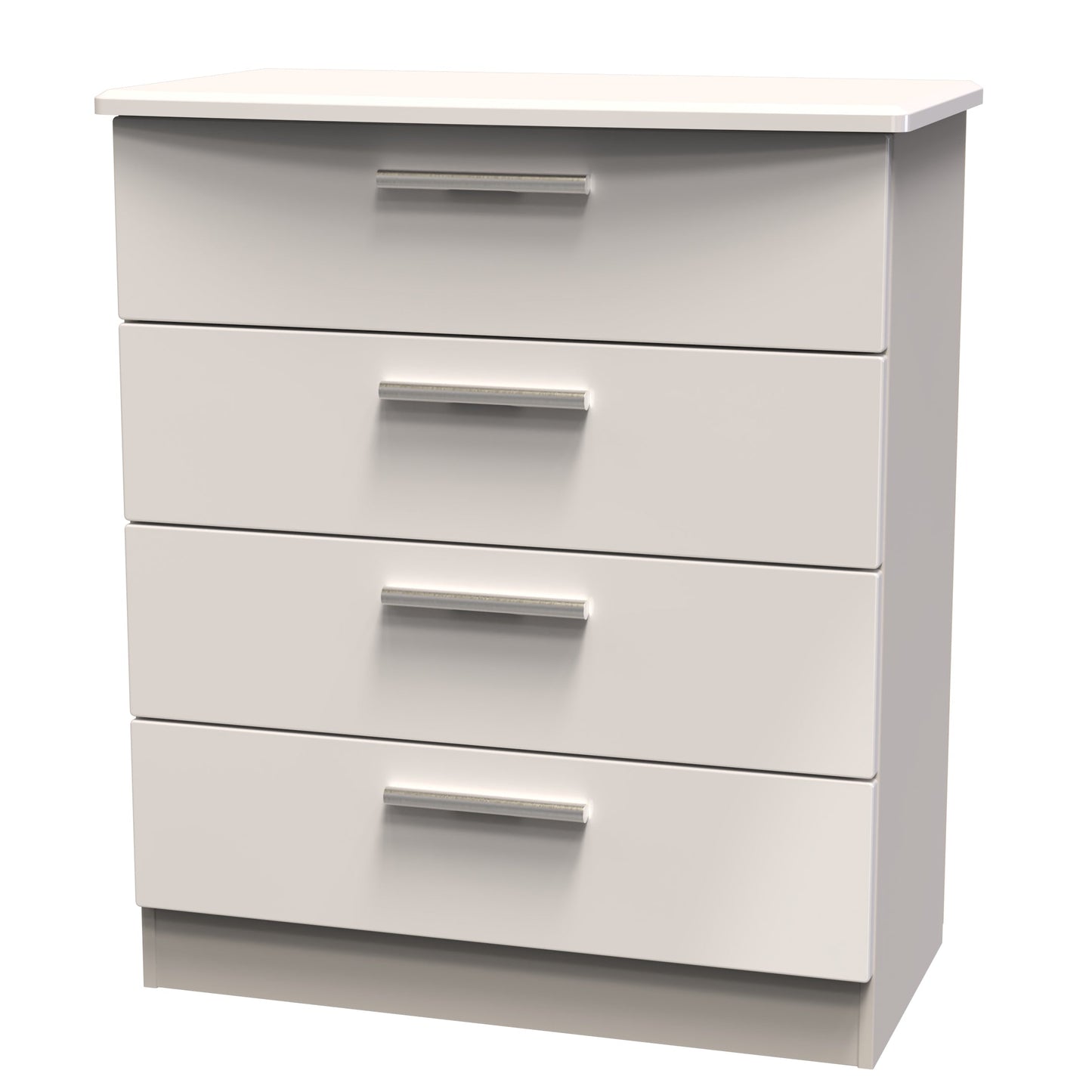 Knightsbridge Chest of Drawers Off-White 4 Drawers 89cm