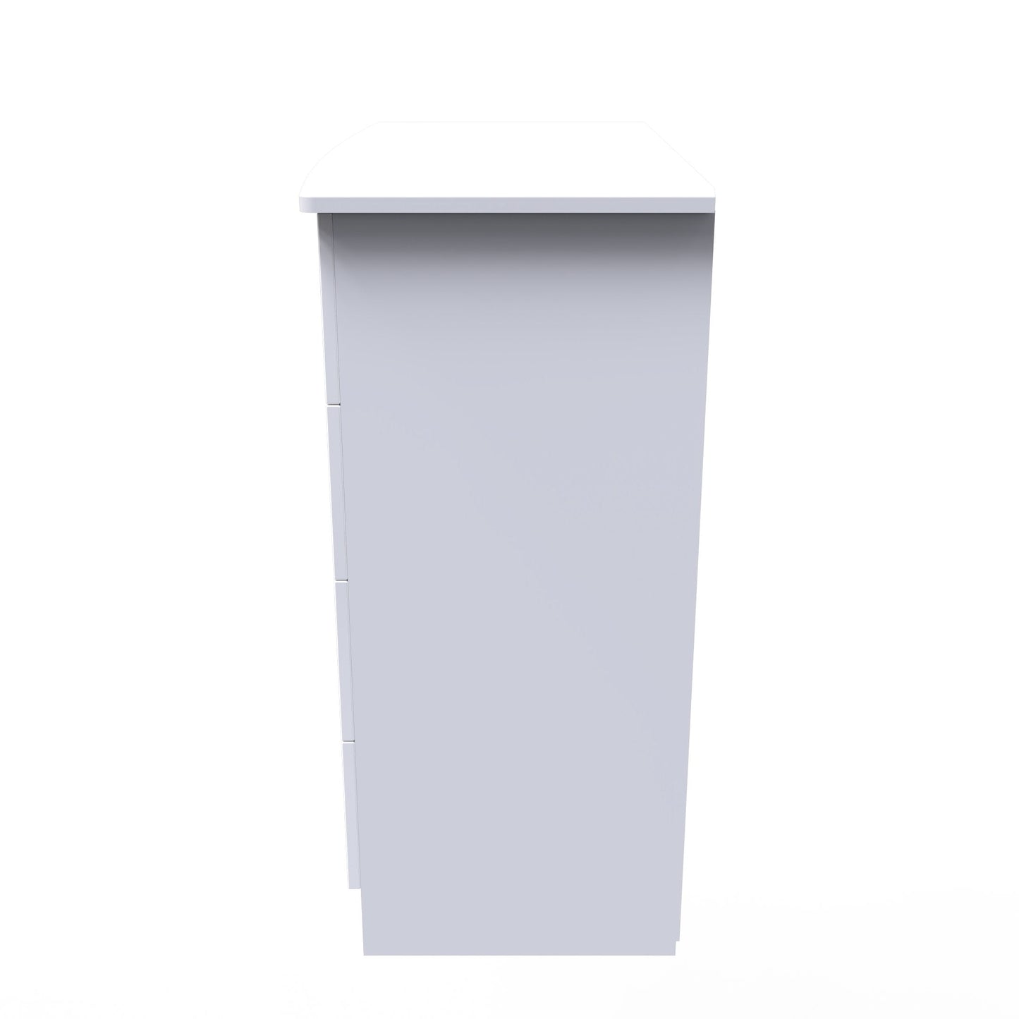 Knightsbridge Chest of Drawers White 4 Drawers 89cm