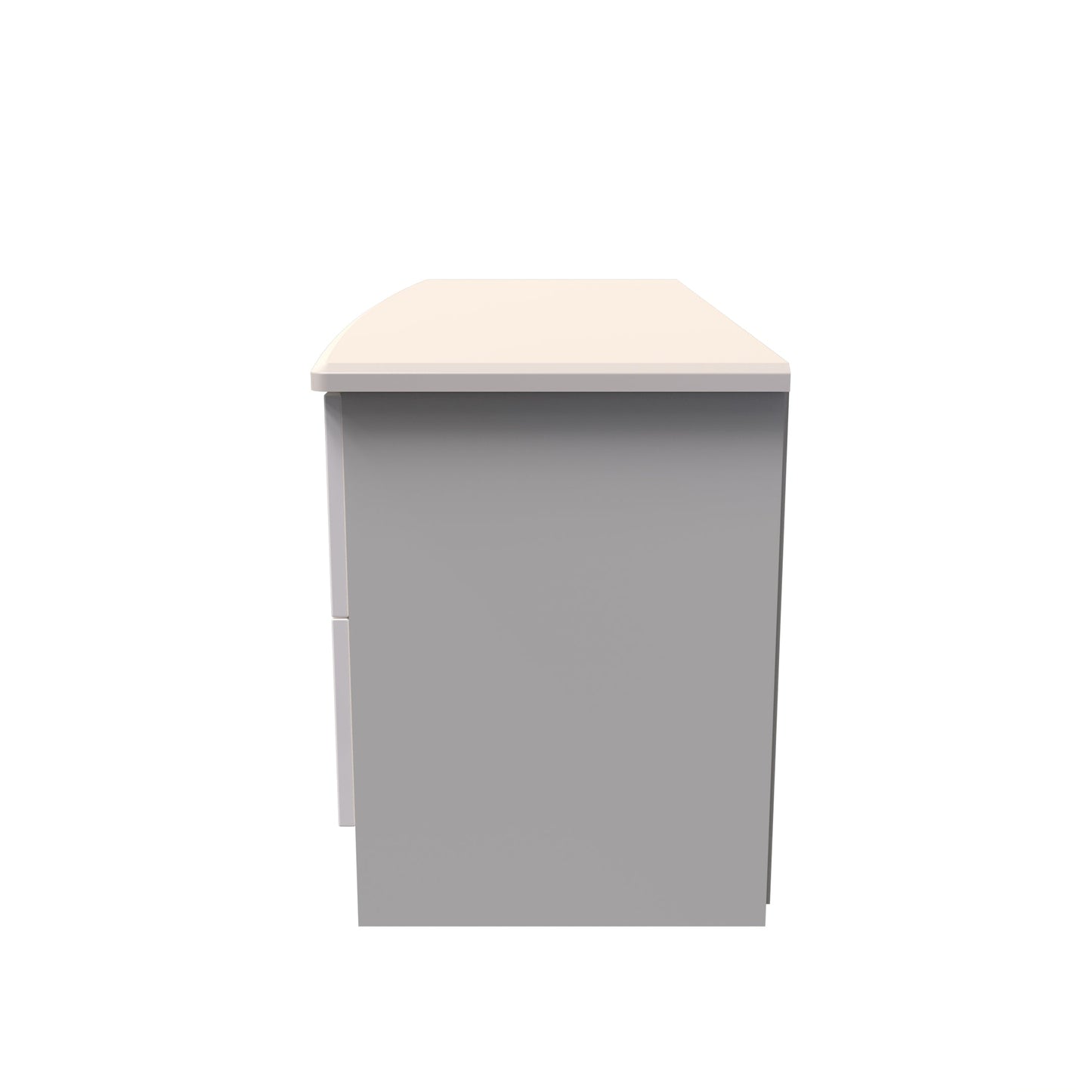 Knightsbridge Large Chest of Drawers Off-White 4 Drawers 112cm