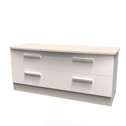 Knightsbridge Large Chest of Drawers Off-White 4 Drawers 112cm