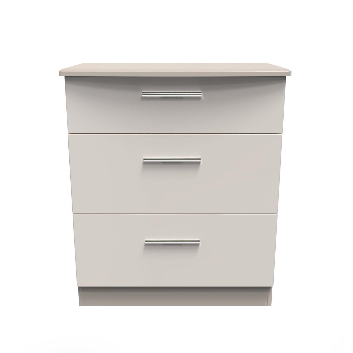 Knightsbridge Chest of Drawers Off-White 3 Drawers 42cm