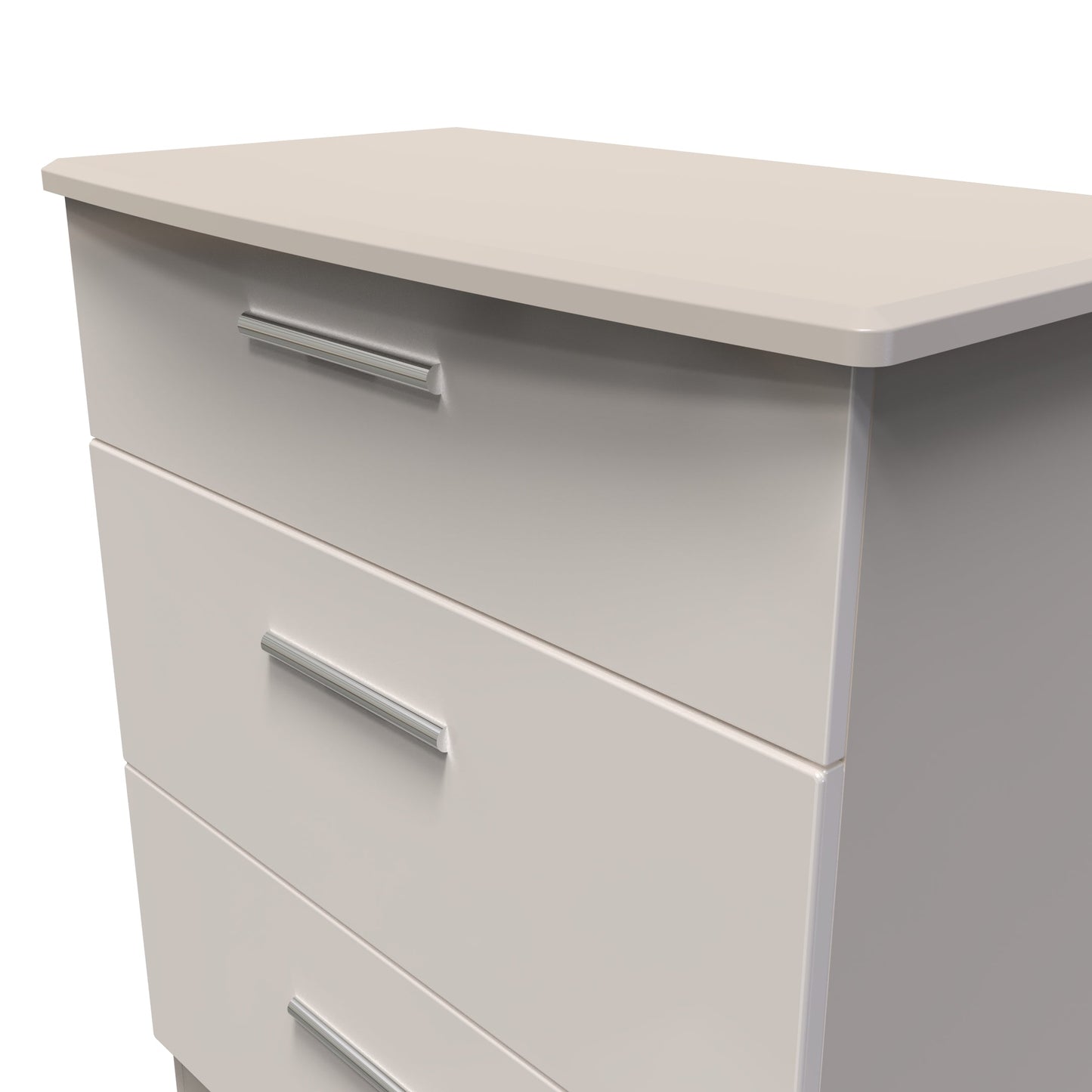 Knightsbridge Chest of Drawers Off-White 3 Drawers 42cm