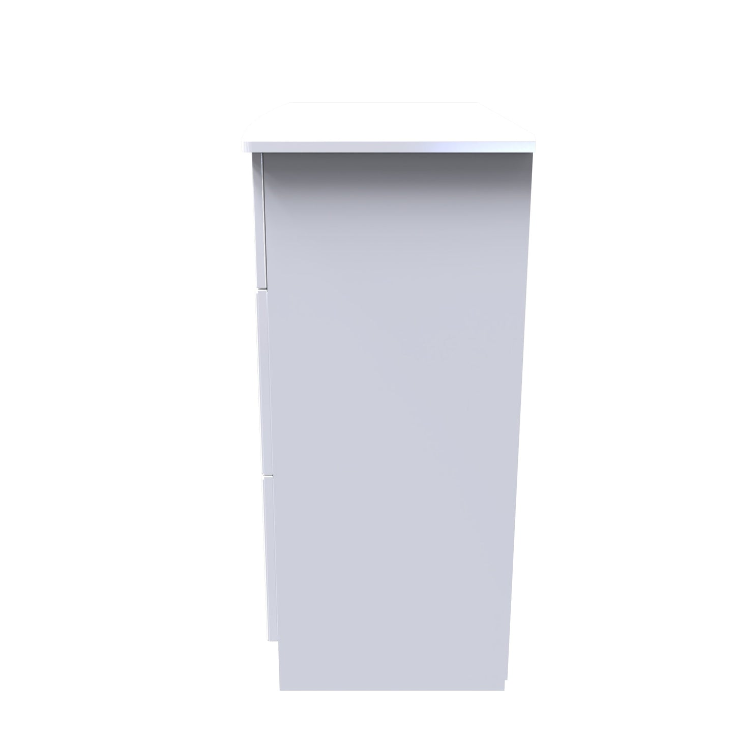 Knightsbridge Chest of Drawers White 3 Drawers 42cm